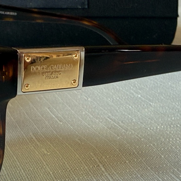 Dolce & Gabbana Tortoise Brown Sunglasses Made in Italy- Polarized - Picture 11 of 16